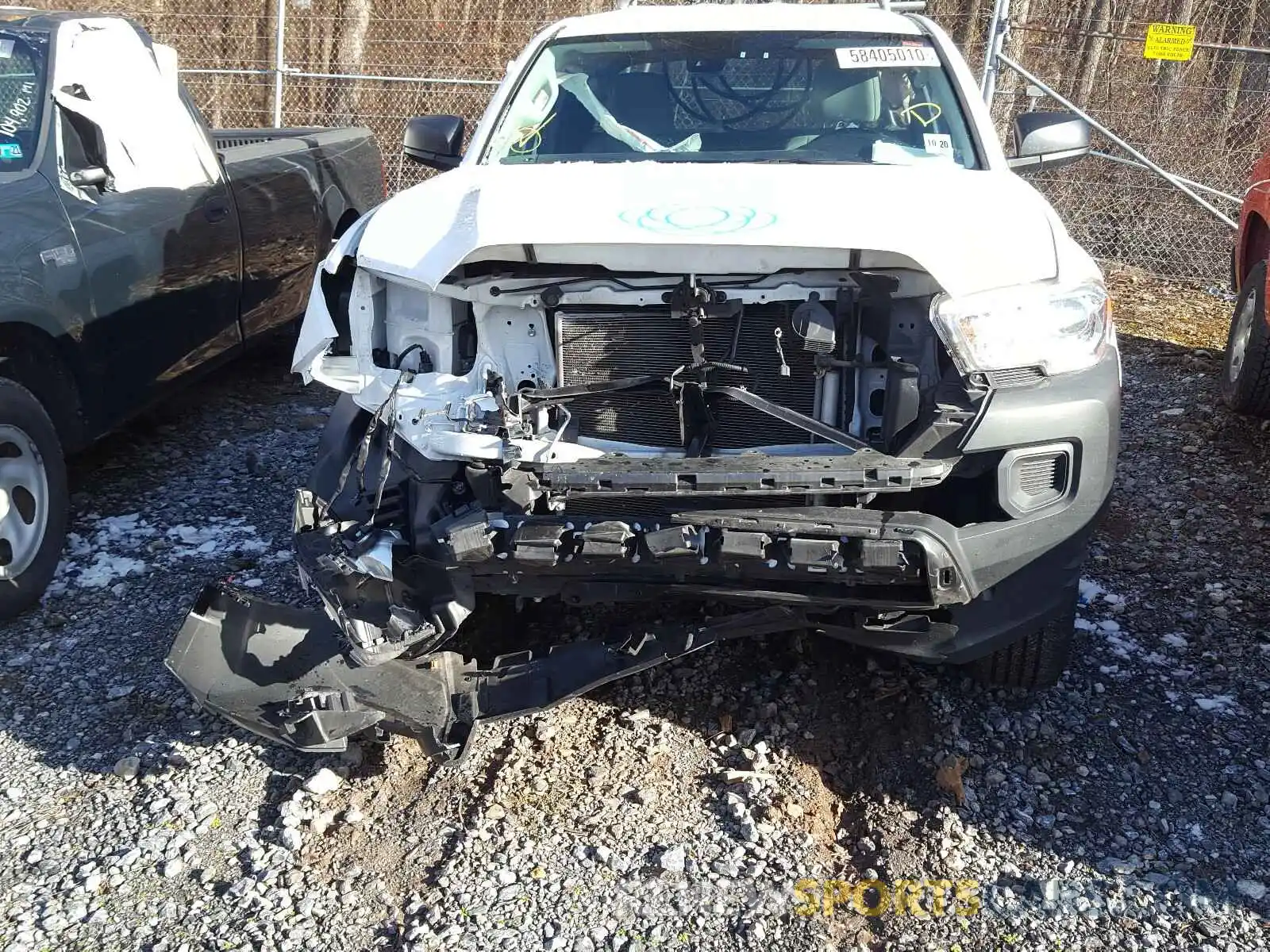 9 Photograph of a damaged car 5TFRX5GN1KX162456 TOYOTA TACOMA 2019