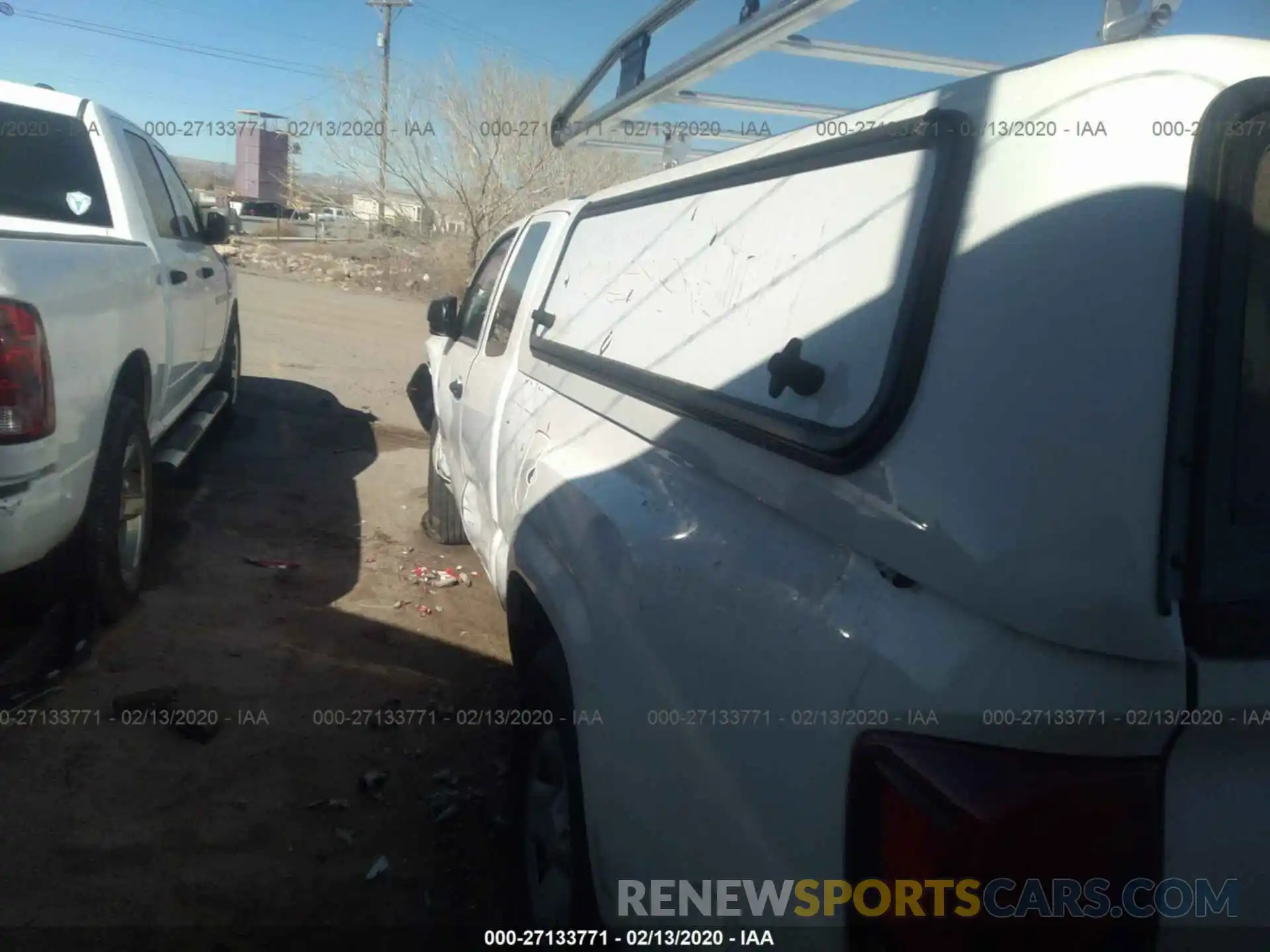 3 Photograph of a damaged car 5TFRX5GN1KX163428 TOYOTA TACOMA 2019