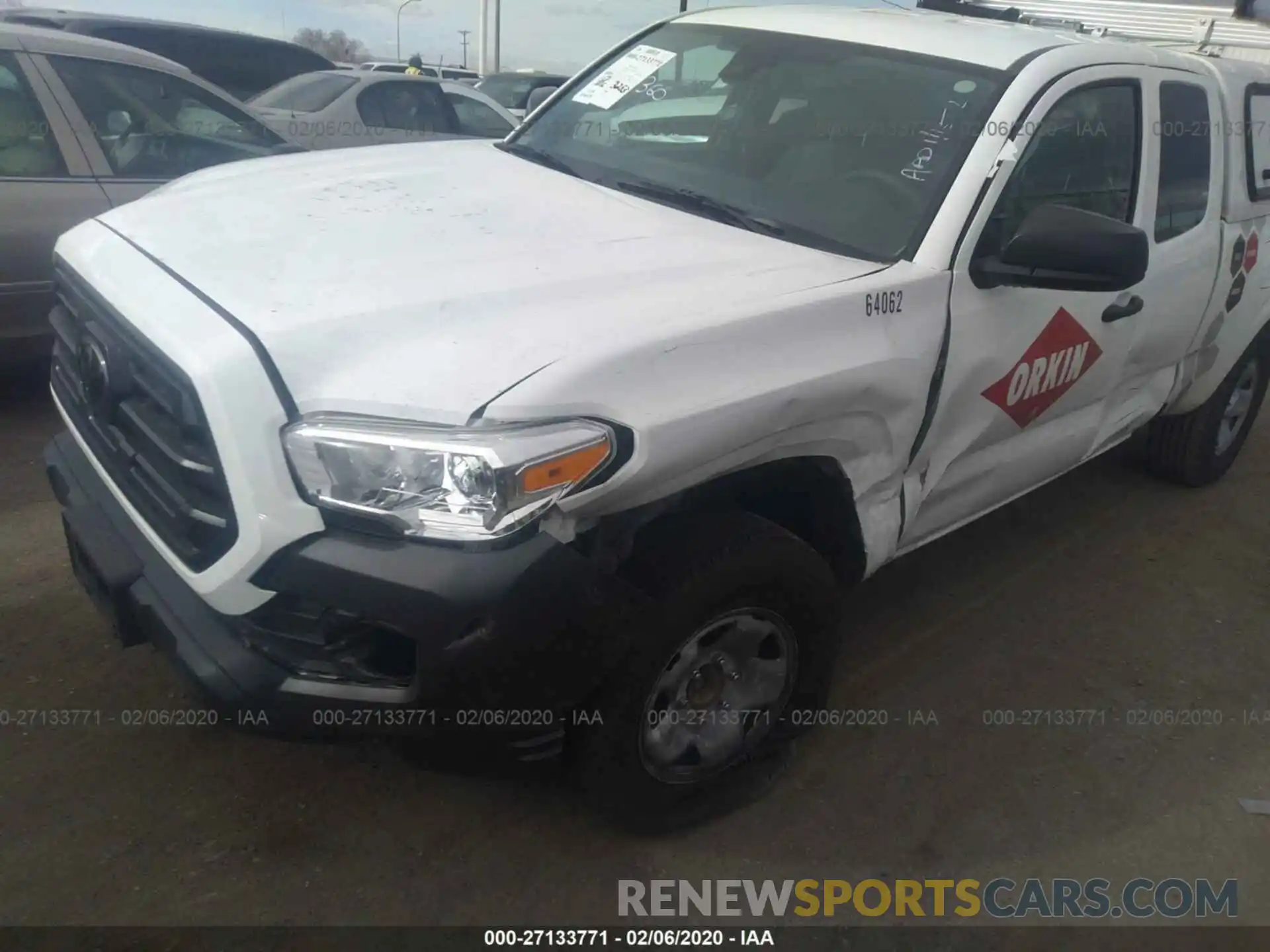 6 Photograph of a damaged car 5TFRX5GN1KX163428 TOYOTA TACOMA 2019