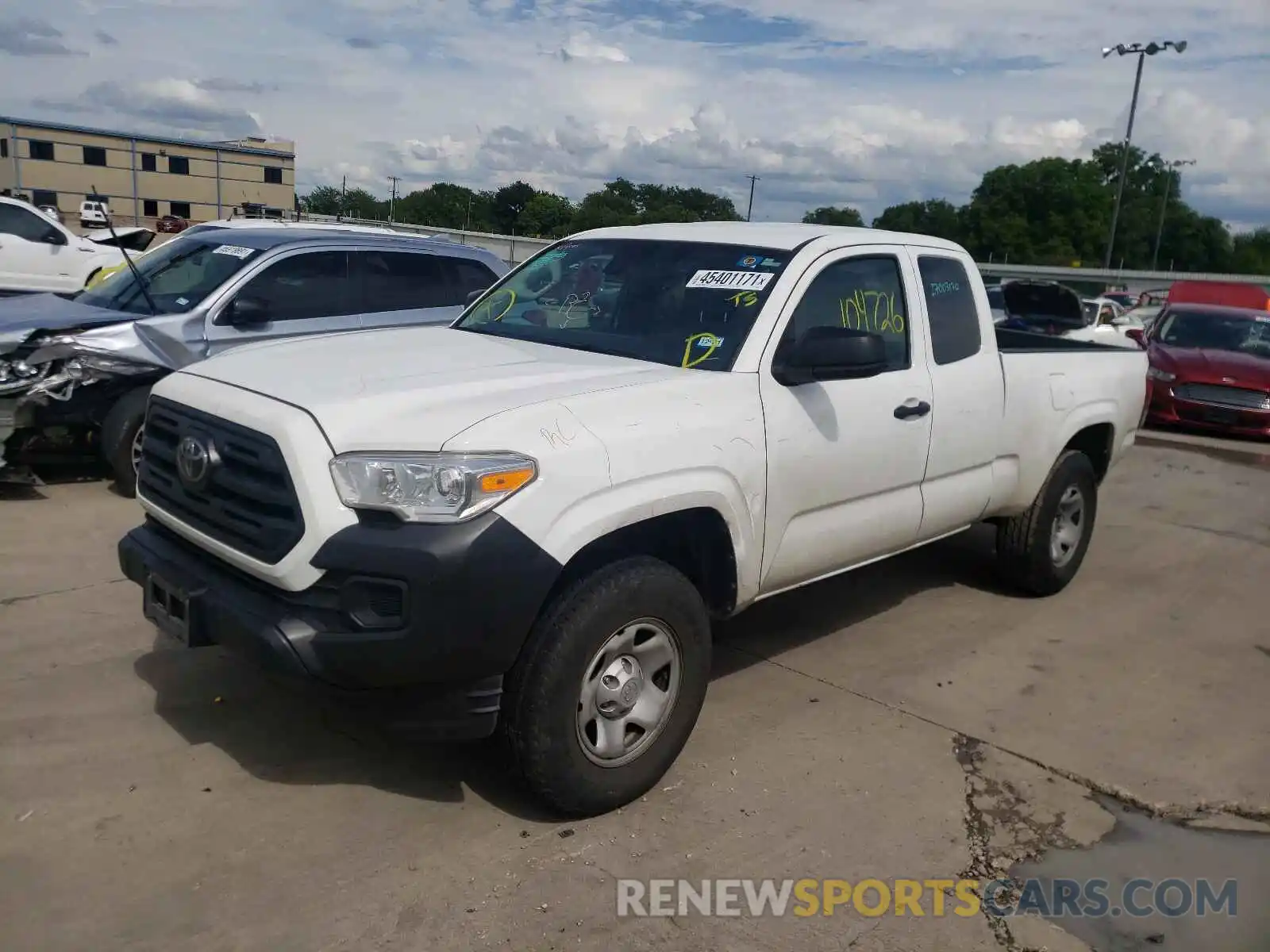 9 Photograph of a damaged car 5TFRX5GN2KX134021 TOYOTA TACOMA 2019