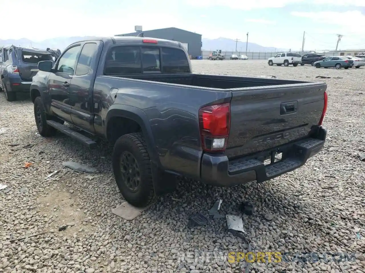 3 Photograph of a damaged car 5TFRX5GN2KX136755 TOYOTA TACOMA 2019