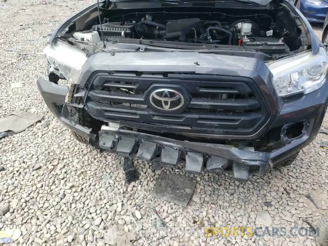 9 Photograph of a damaged car 5TFRX5GN2KX136755 TOYOTA TACOMA 2019