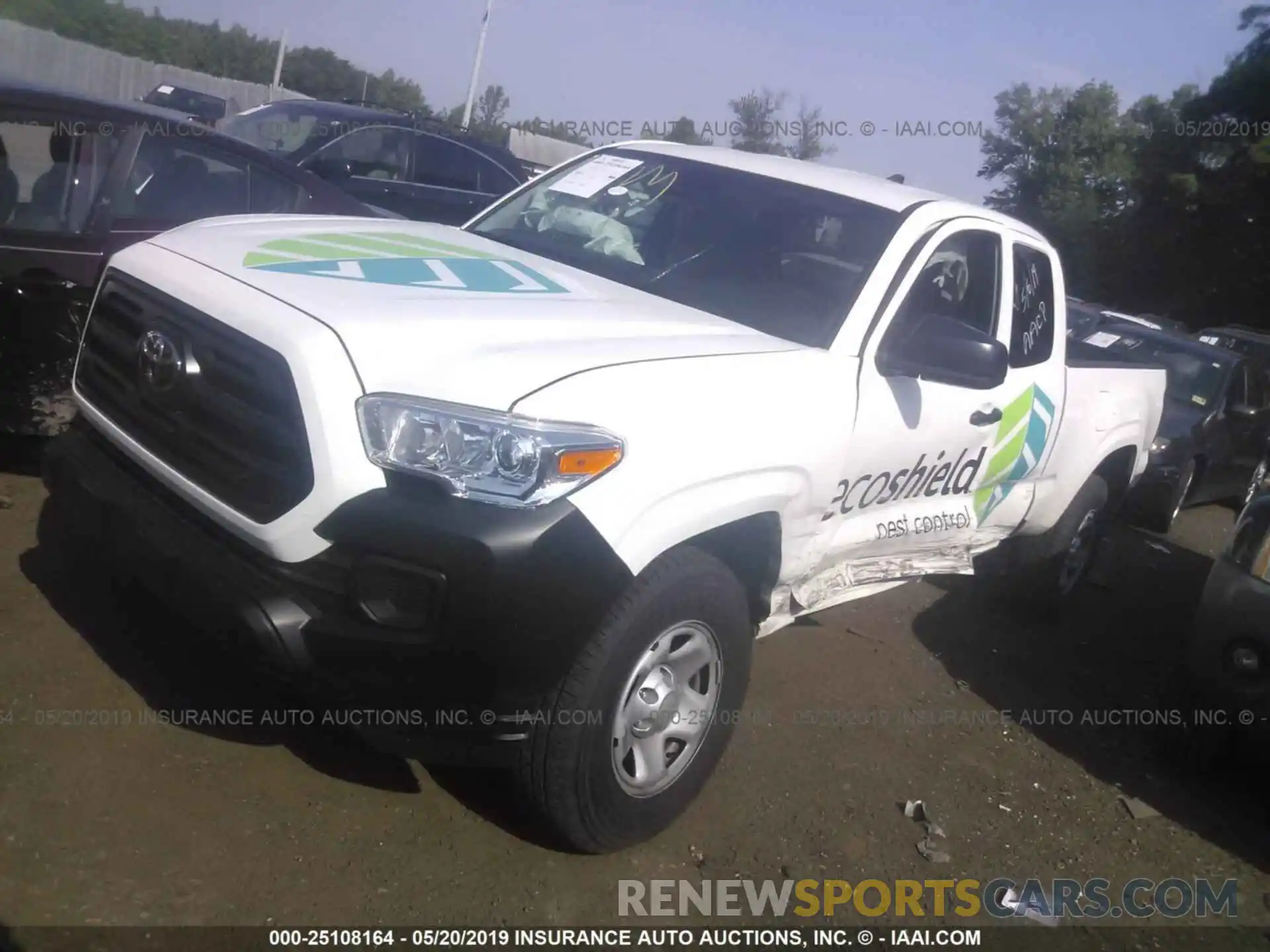 2 Photograph of a damaged car 5TFRX5GN2KX141664 TOYOTA TACOMA 2019