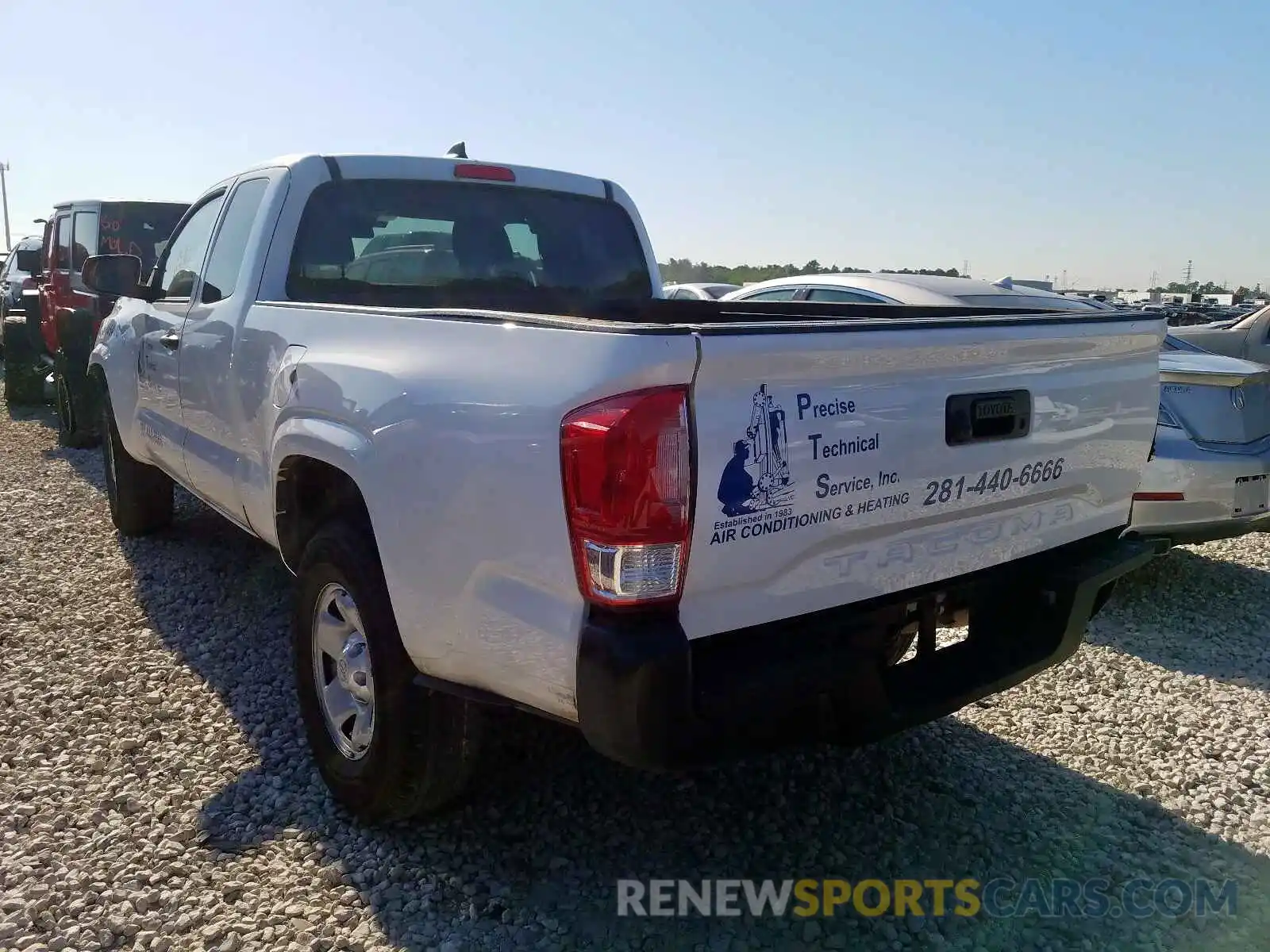 3 Photograph of a damaged car 5TFRX5GN2KX142216 TOYOTA TACOMA 2019