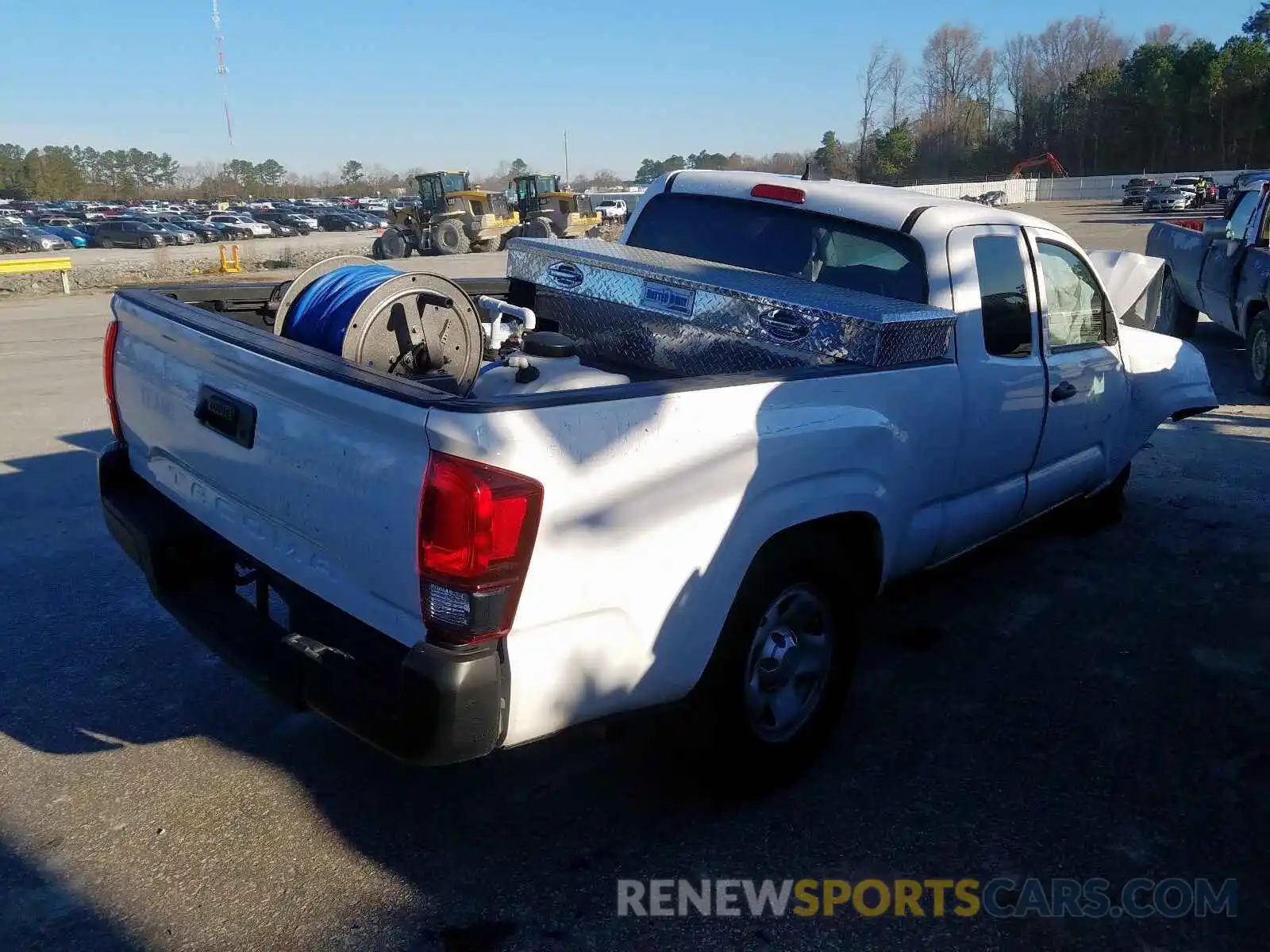 4 Photograph of a damaged car 5TFRX5GN2KX143267 TOYOTA TACOMA 2019