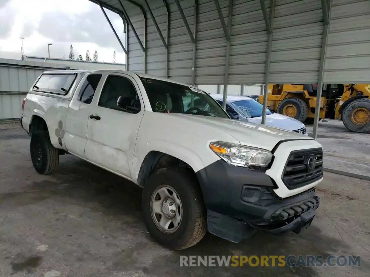 1 Photograph of a damaged car 5TFRX5GN2KX145388 TOYOTA TACOMA 2019