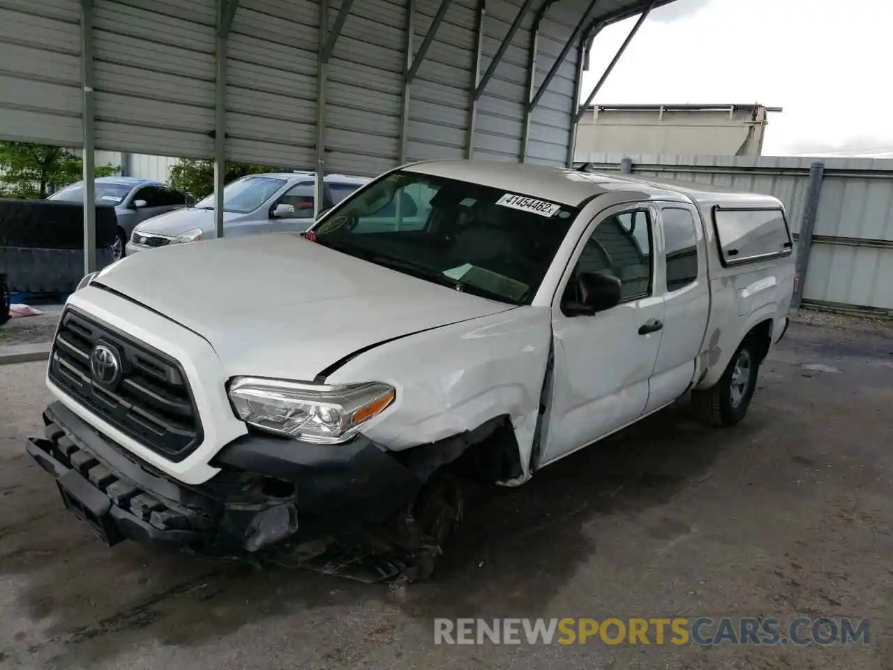 2 Photograph of a damaged car 5TFRX5GN2KX145388 TOYOTA TACOMA 2019