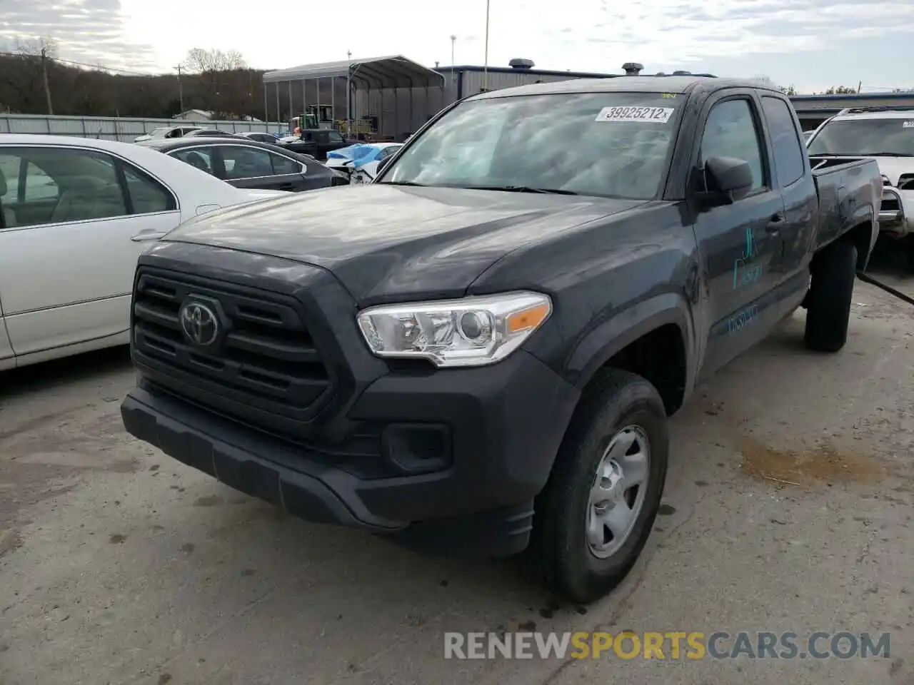 2 Photograph of a damaged car 5TFRX5GN2KX149344 TOYOTA TACOMA 2019