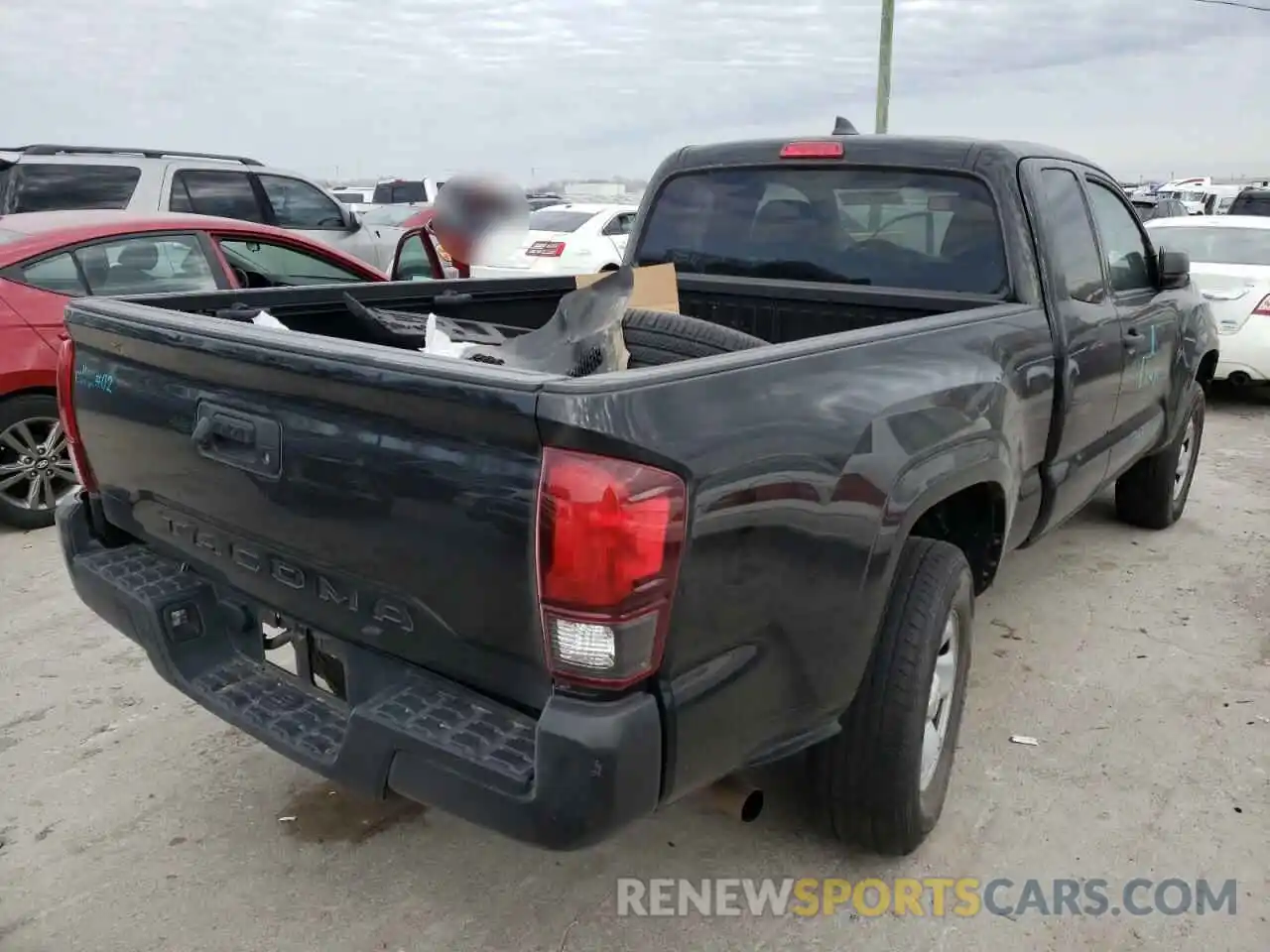 4 Photograph of a damaged car 5TFRX5GN2KX149344 TOYOTA TACOMA 2019