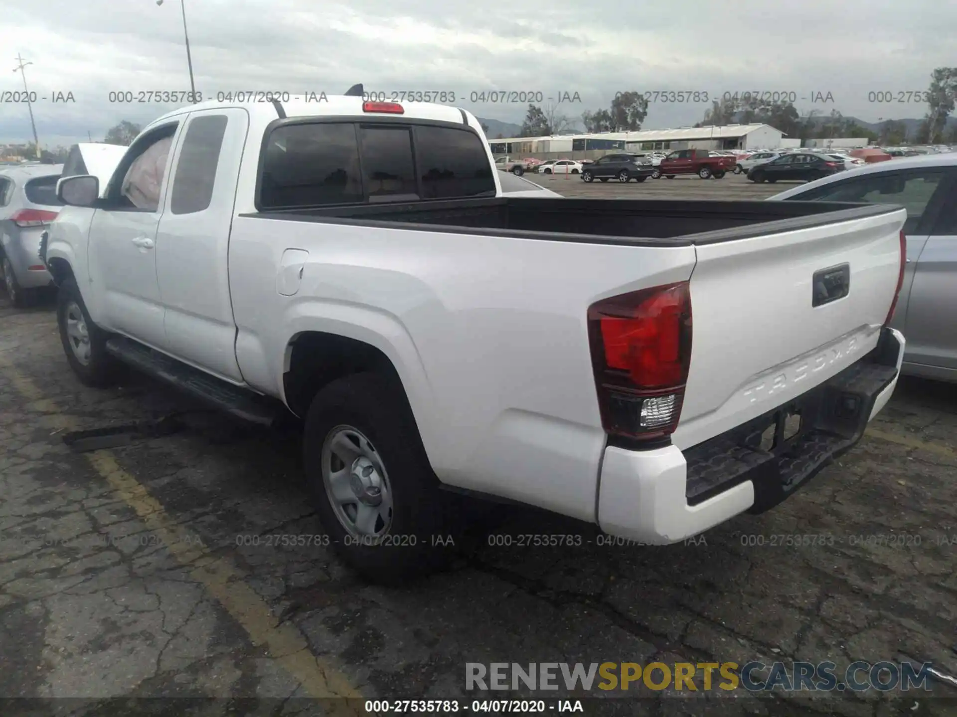 3 Photograph of a damaged car 5TFRX5GN2KX152406 TOYOTA TACOMA 2019