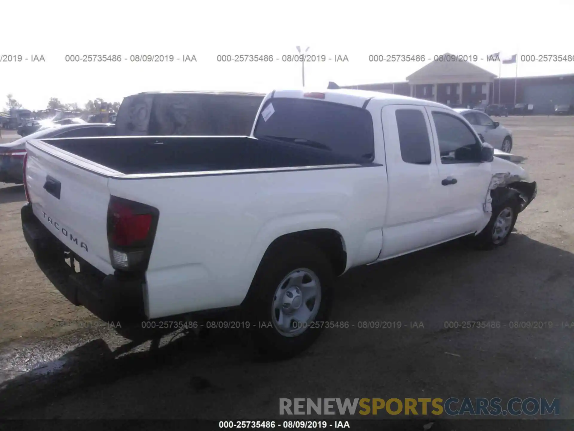 4 Photograph of a damaged car 5TFRX5GN2KX158027 TOYOTA TACOMA 2019