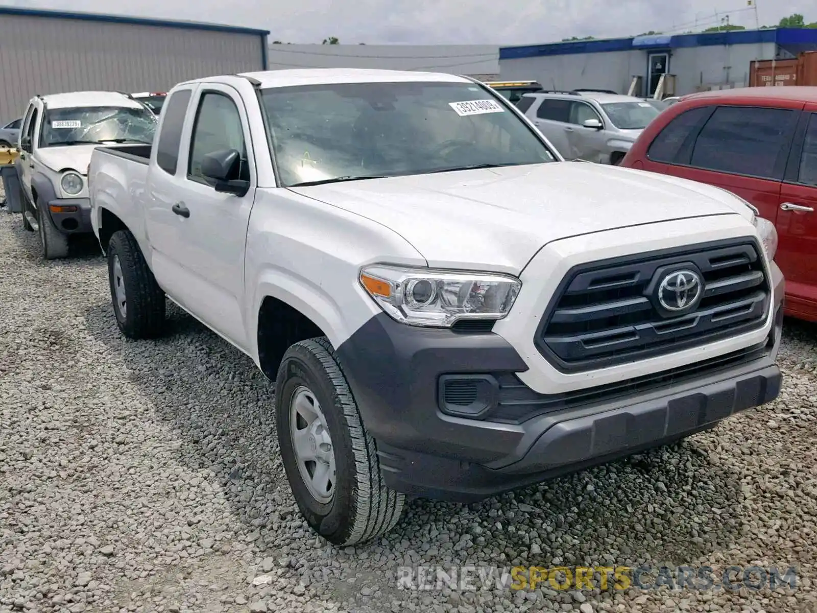 1 Photograph of a damaged car 5TFRX5GN3KX134058 TOYOTA TACOMA 2019