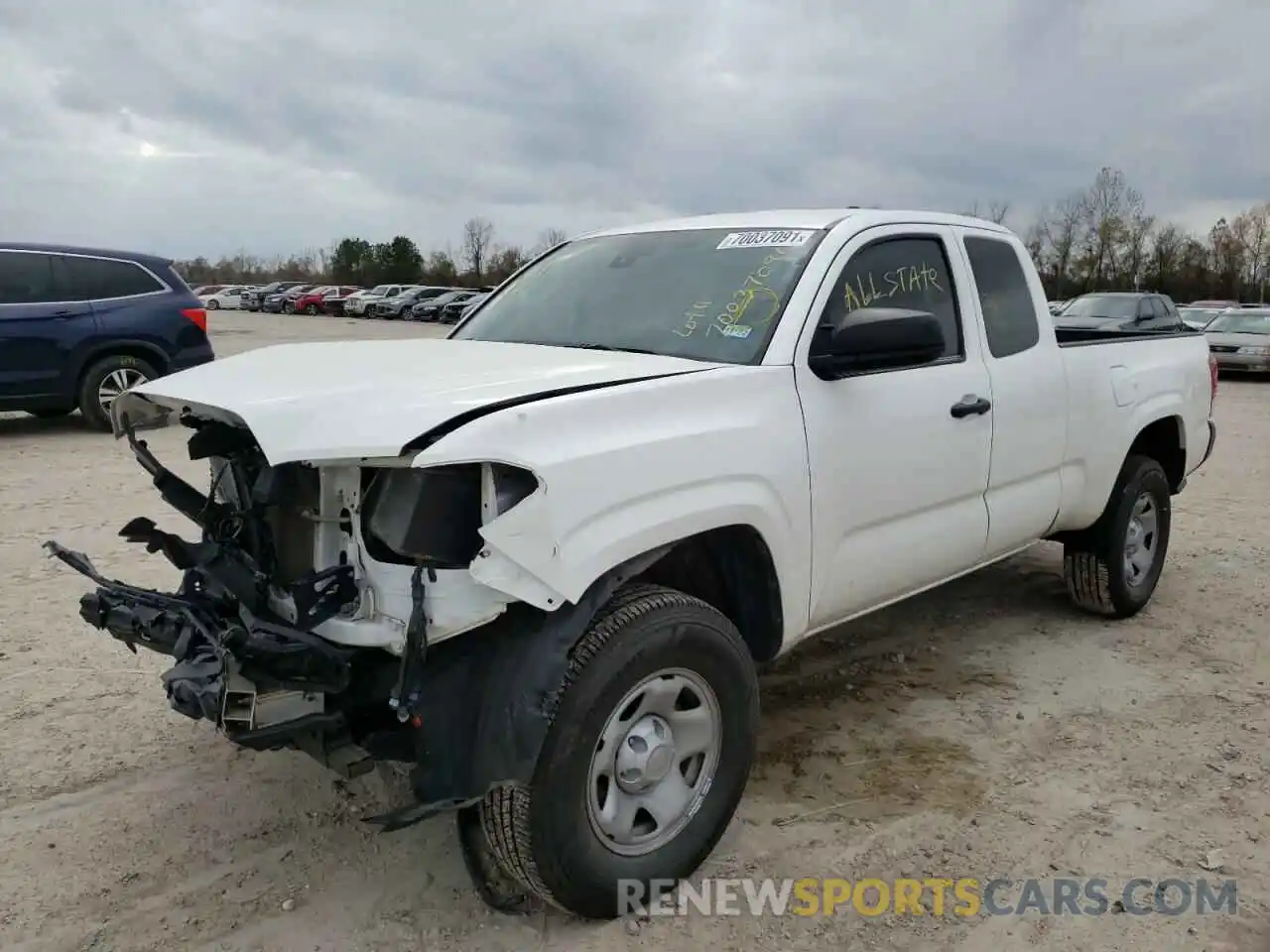 2 Photograph of a damaged car 5TFRX5GN3KX134660 TOYOTA TACOMA 2019