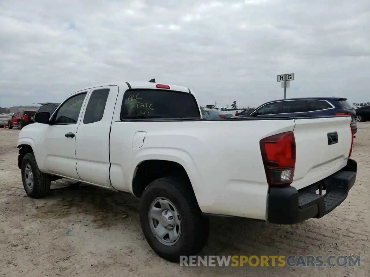 3 Photograph of a damaged car 5TFRX5GN3KX134660 TOYOTA TACOMA 2019