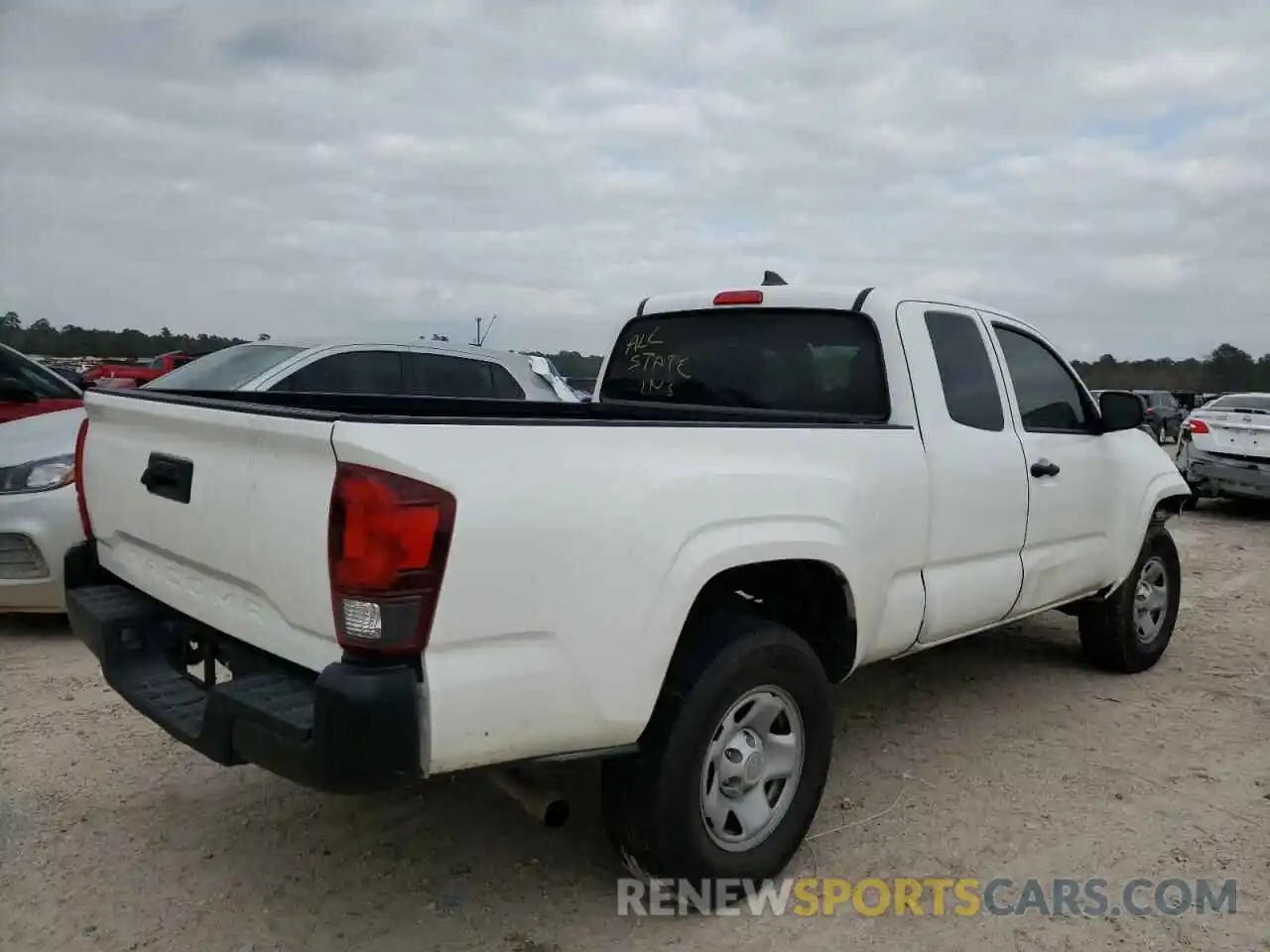 4 Photograph of a damaged car 5TFRX5GN3KX134660 TOYOTA TACOMA 2019