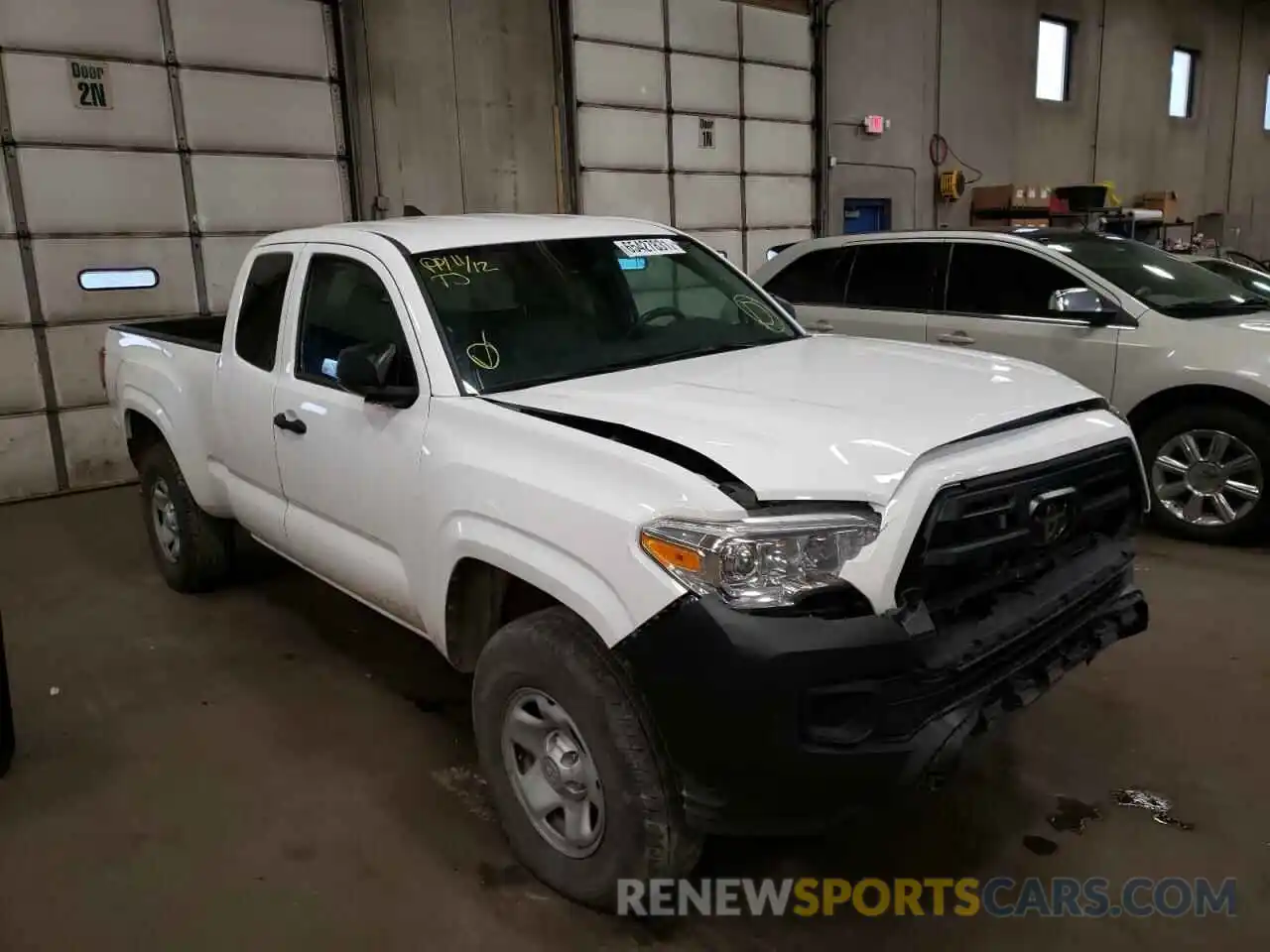 1 Photograph of a damaged car 5TFRX5GN3KX135338 TOYOTA TACOMA 2019