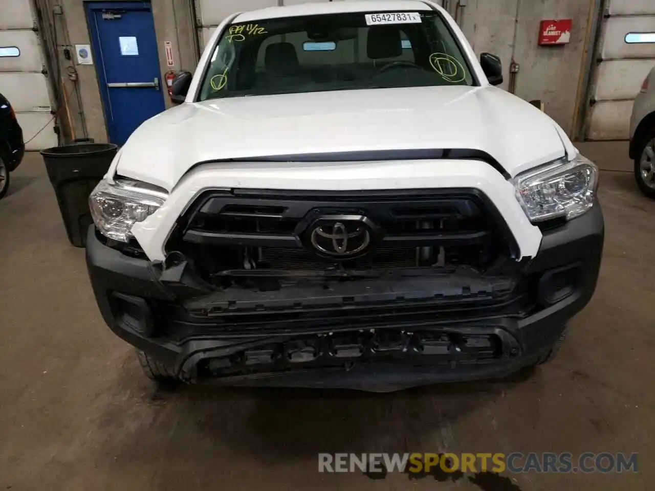 9 Photograph of a damaged car 5TFRX5GN3KX135338 TOYOTA TACOMA 2019