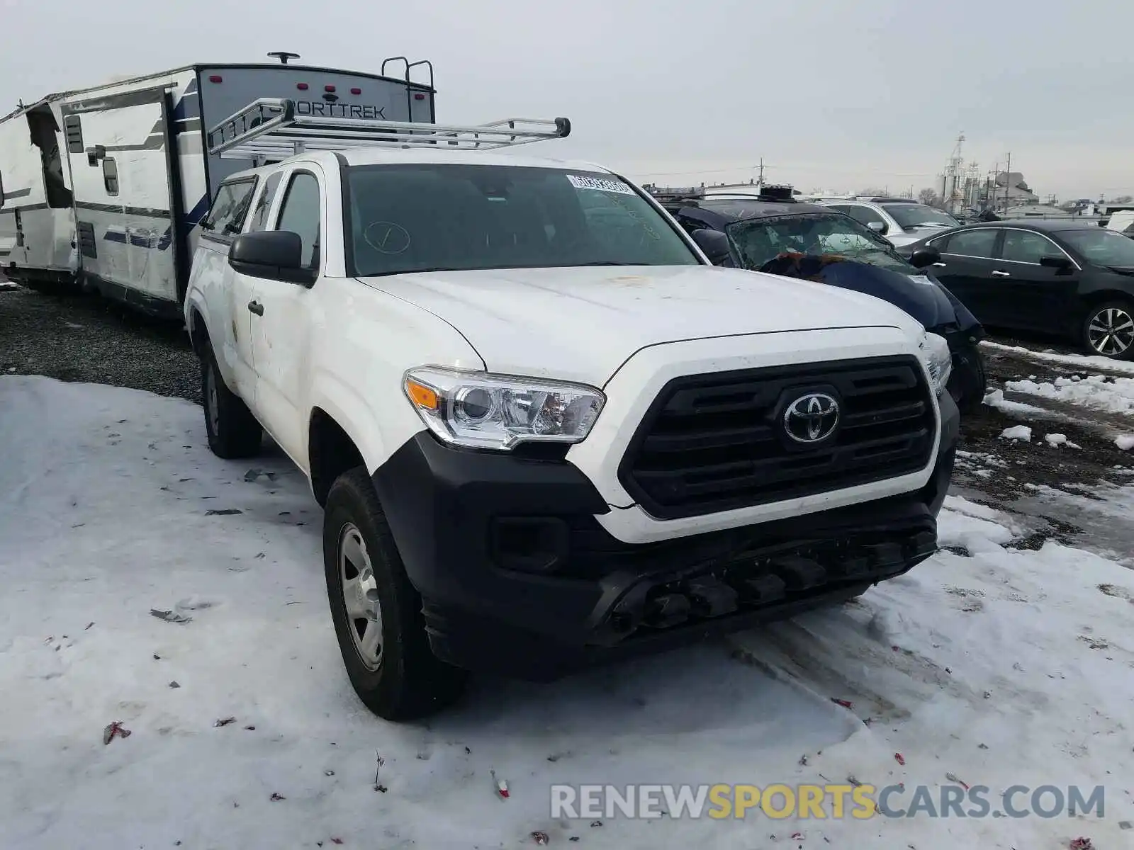 1 Photograph of a damaged car 5TFRX5GN3KX148266 TOYOTA TACOMA 2019