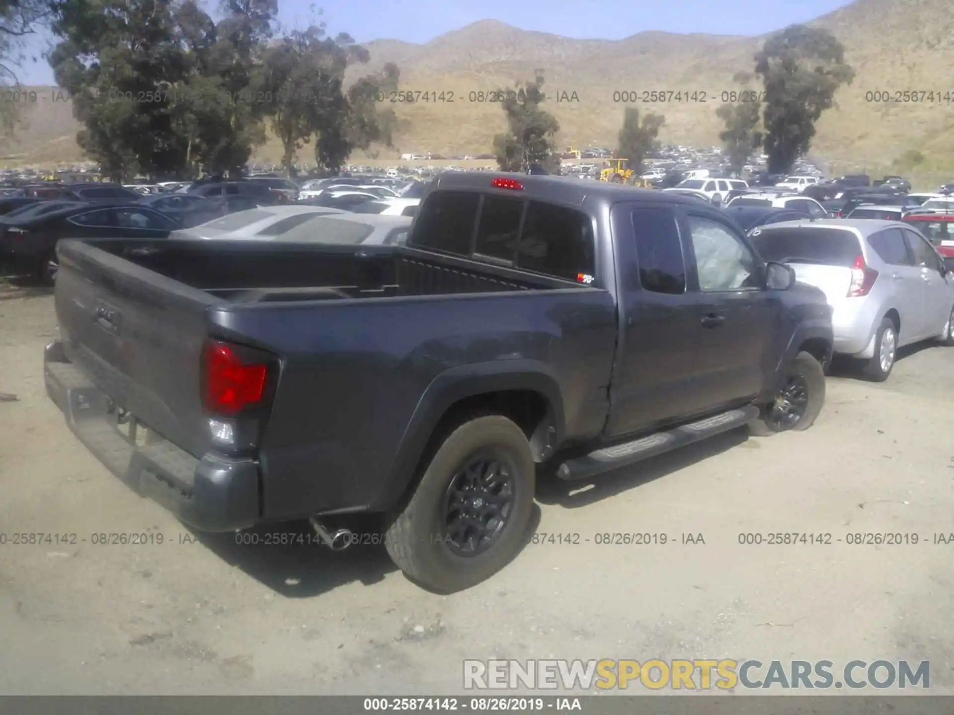 4 Photograph of a damaged car 5TFRX5GN3KX149532 TOYOTA TACOMA 2019