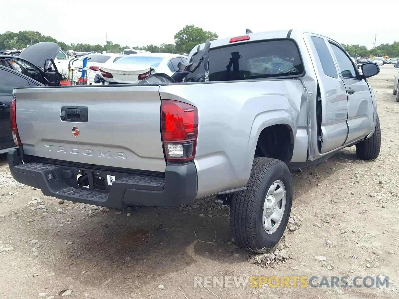 4 Photograph of a damaged car 5TFRX5GN3KX151359 TOYOTA TACOMA 2019