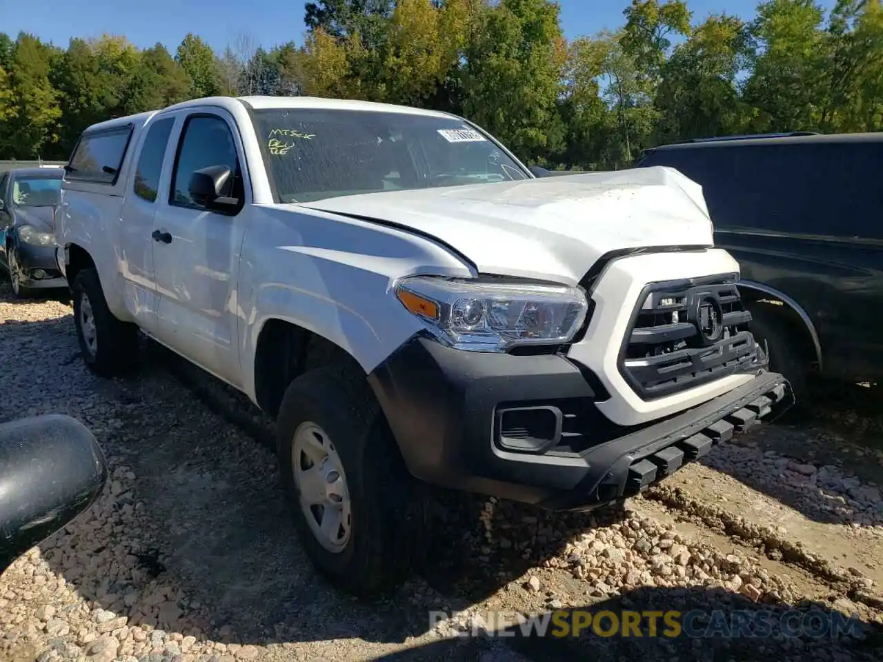 1 Photograph of a damaged car 5TFRX5GN3KX152964 TOYOTA TACOMA 2019