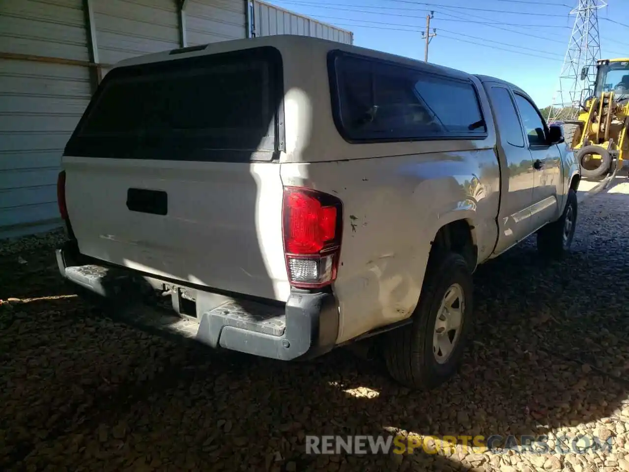 4 Photograph of a damaged car 5TFRX5GN3KX152964 TOYOTA TACOMA 2019