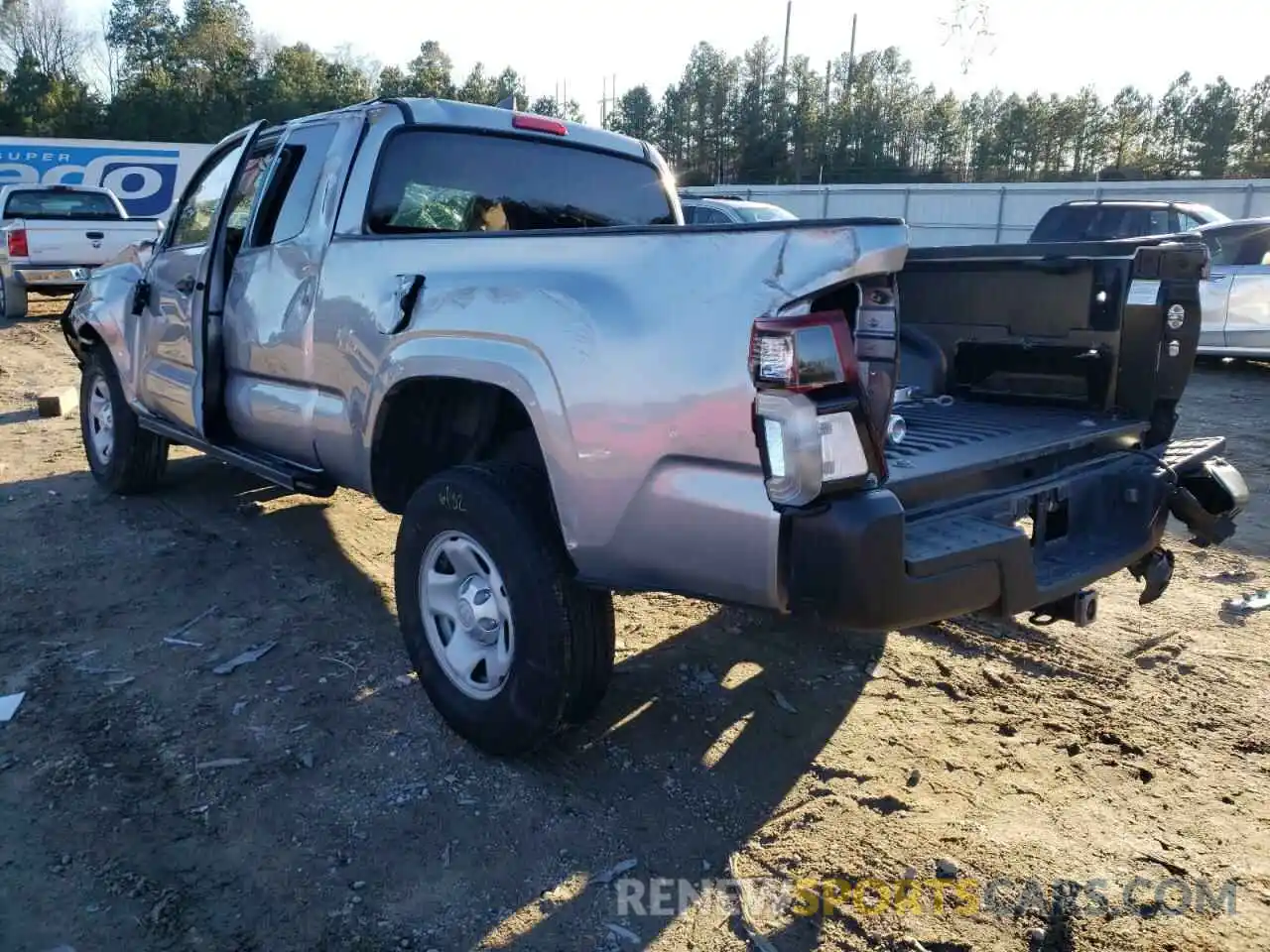 3 Photograph of a damaged car 5TFRX5GN3KX155105 TOYOTA TACOMA 2019