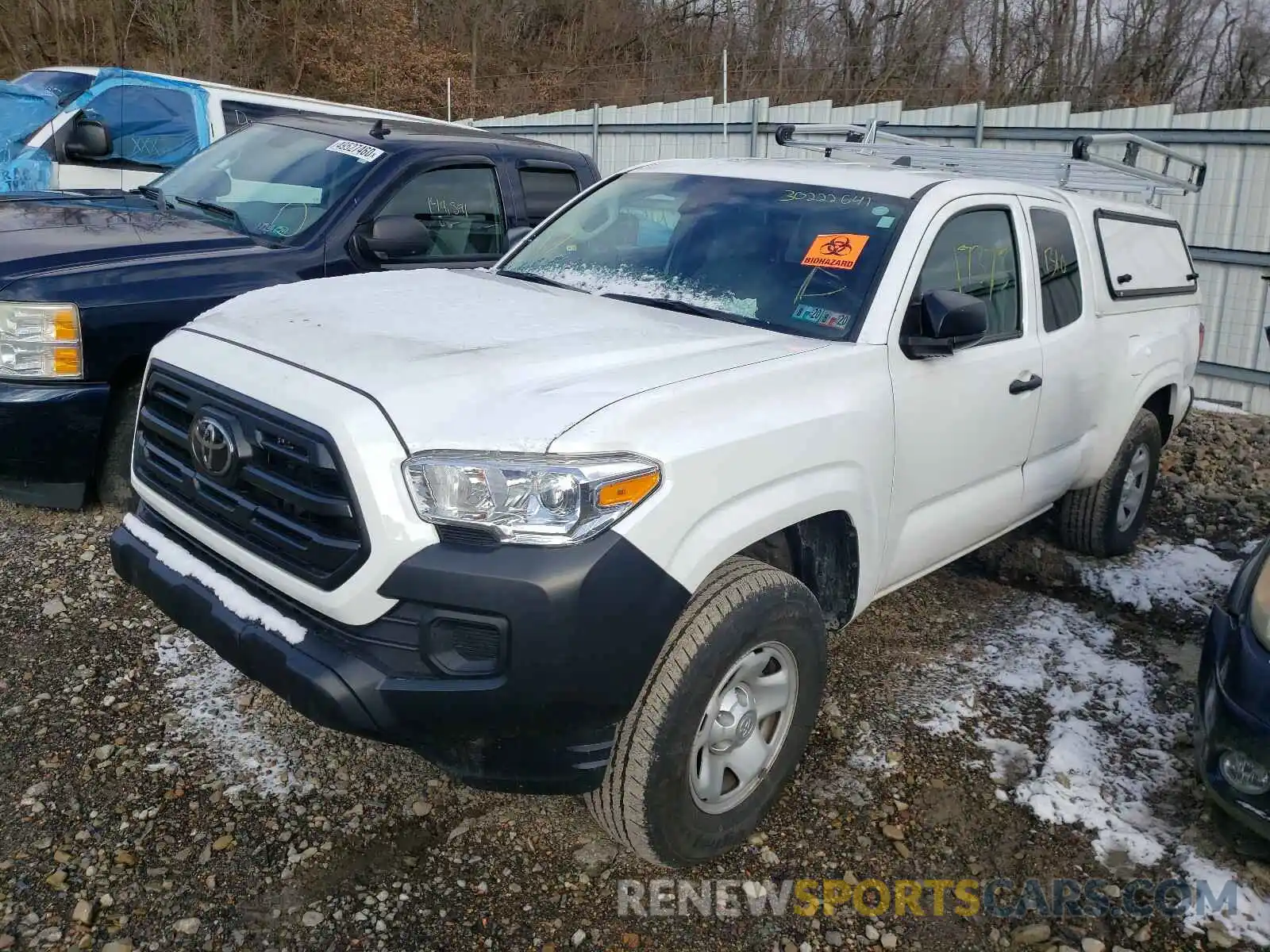 2 Photograph of a damaged car 5TFRX5GN3KX156397 TOYOTA TACOMA 2019