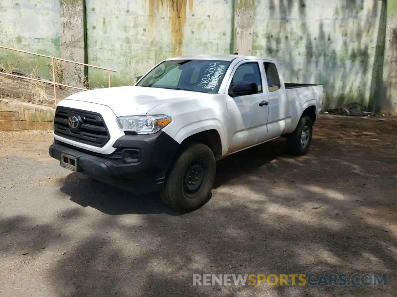 2 Photograph of a damaged car 5TFRX5GN3KX156643 TOYOTA TACOMA 2019