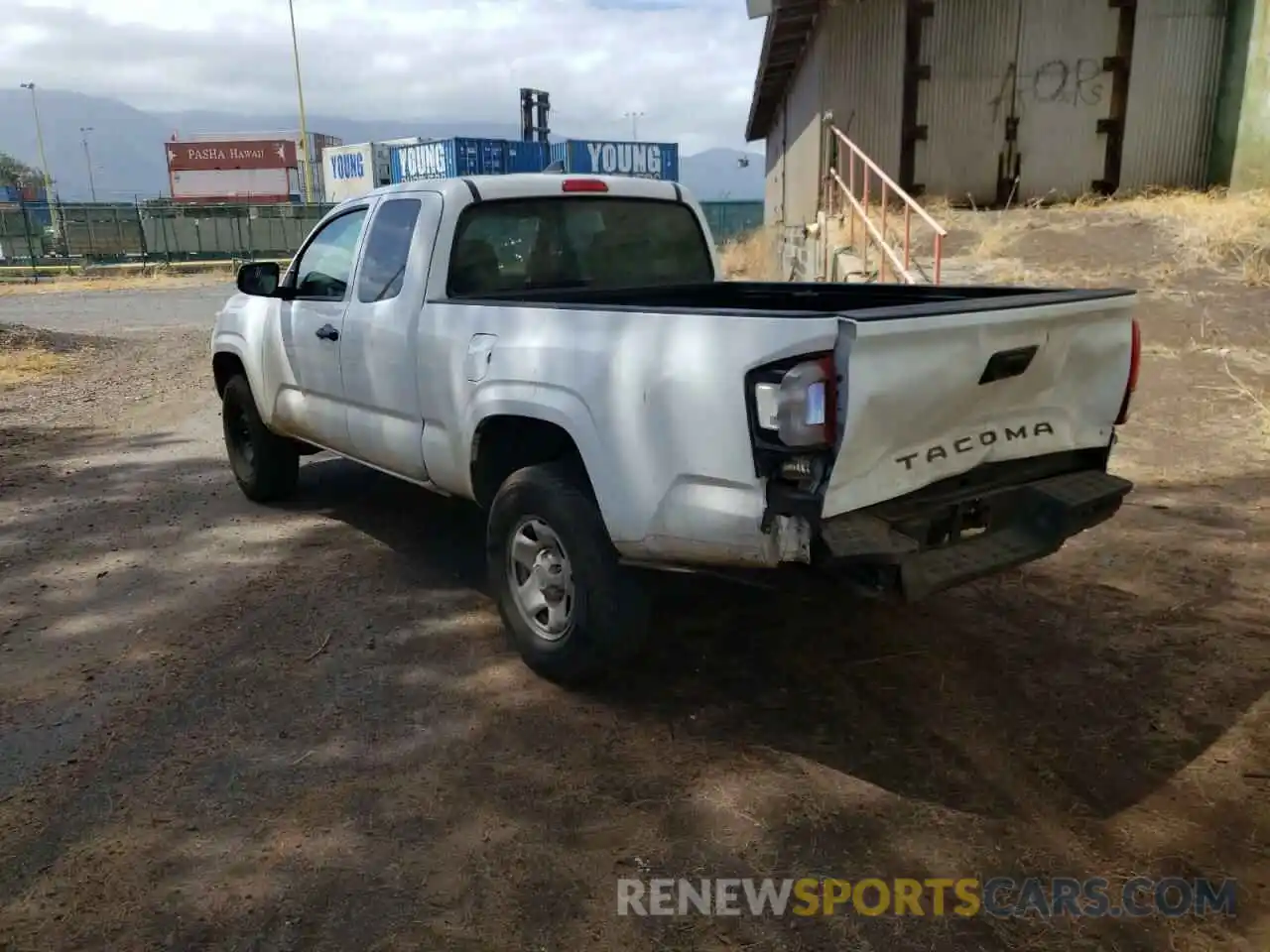 3 Photograph of a damaged car 5TFRX5GN3KX156643 TOYOTA TACOMA 2019