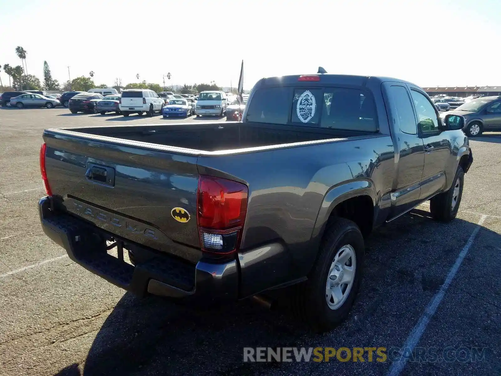 4 Photograph of a damaged car 5TFRX5GN3KX156870 TOYOTA TACOMA 2019