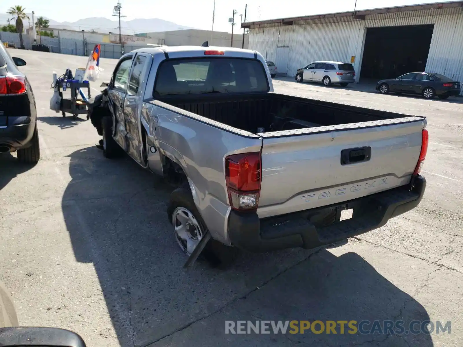 3 Photograph of a damaged car 5TFRX5GN3KX159669 TOYOTA TACOMA 2019