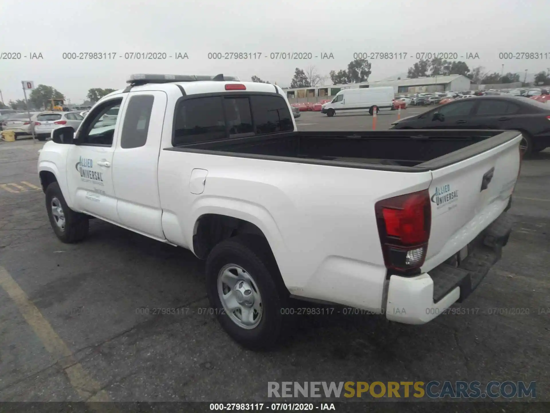 3 Photograph of a damaged car 5TFRX5GN3KX161664 TOYOTA TACOMA 2019