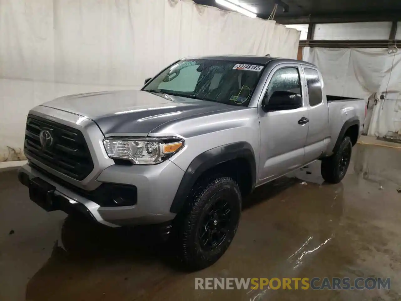 2 Photograph of a damaged car 5TFRX5GN4KX131766 TOYOTA TACOMA 2019