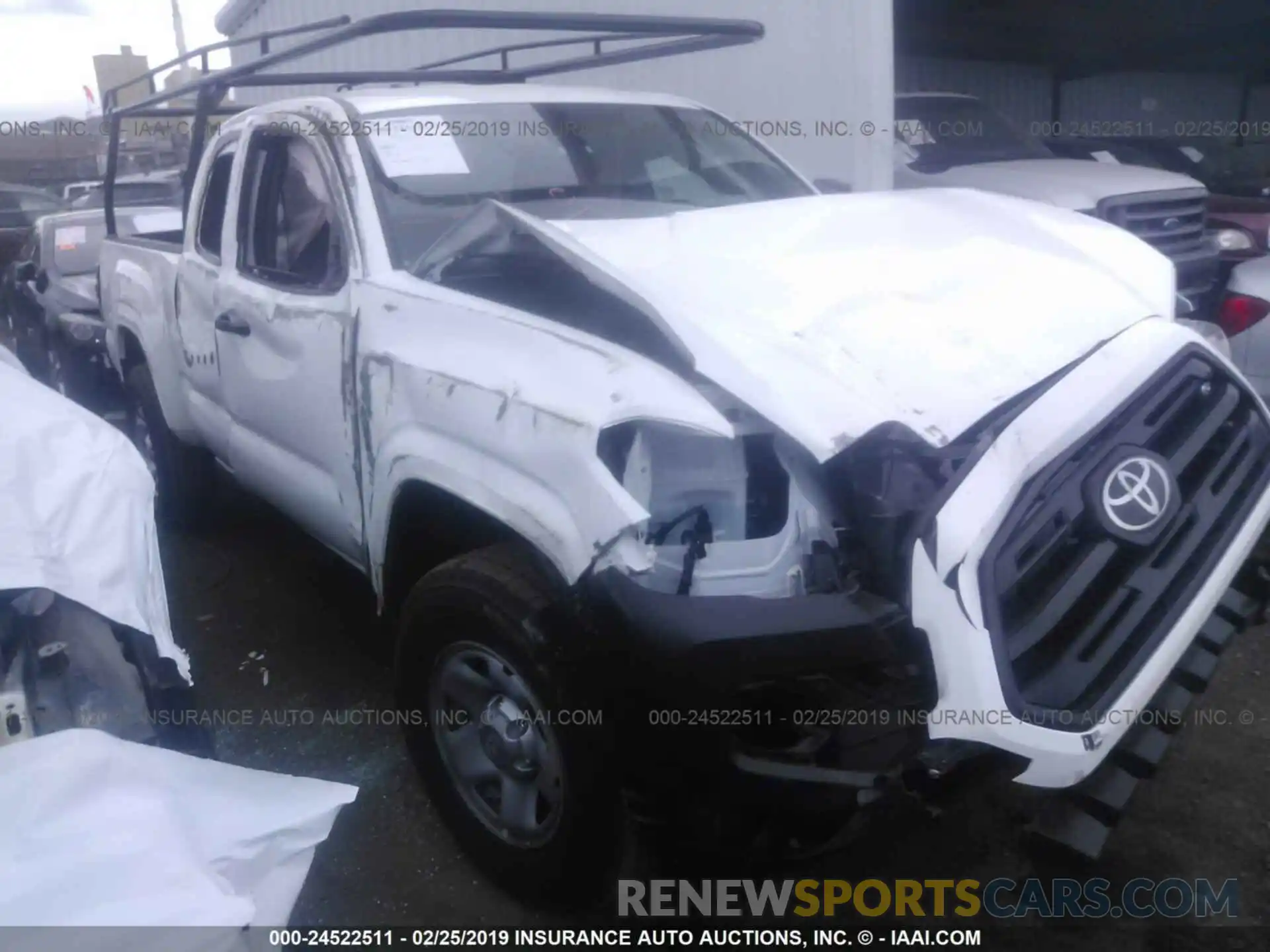 1 Photograph of a damaged car 5TFRX5GN4KX135199 TOYOTA TACOMA 2019