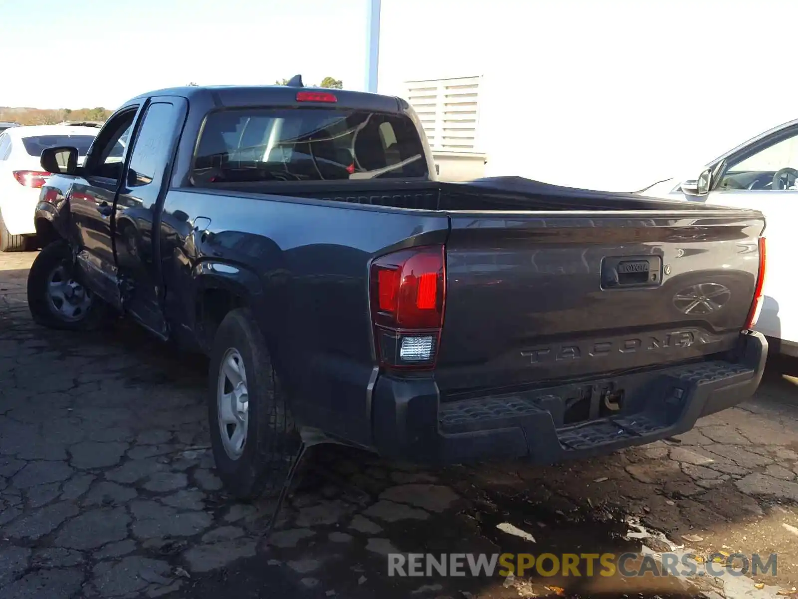 3 Photograph of a damaged car 5TFRX5GN4KX136837 TOYOTA TACOMA 2019