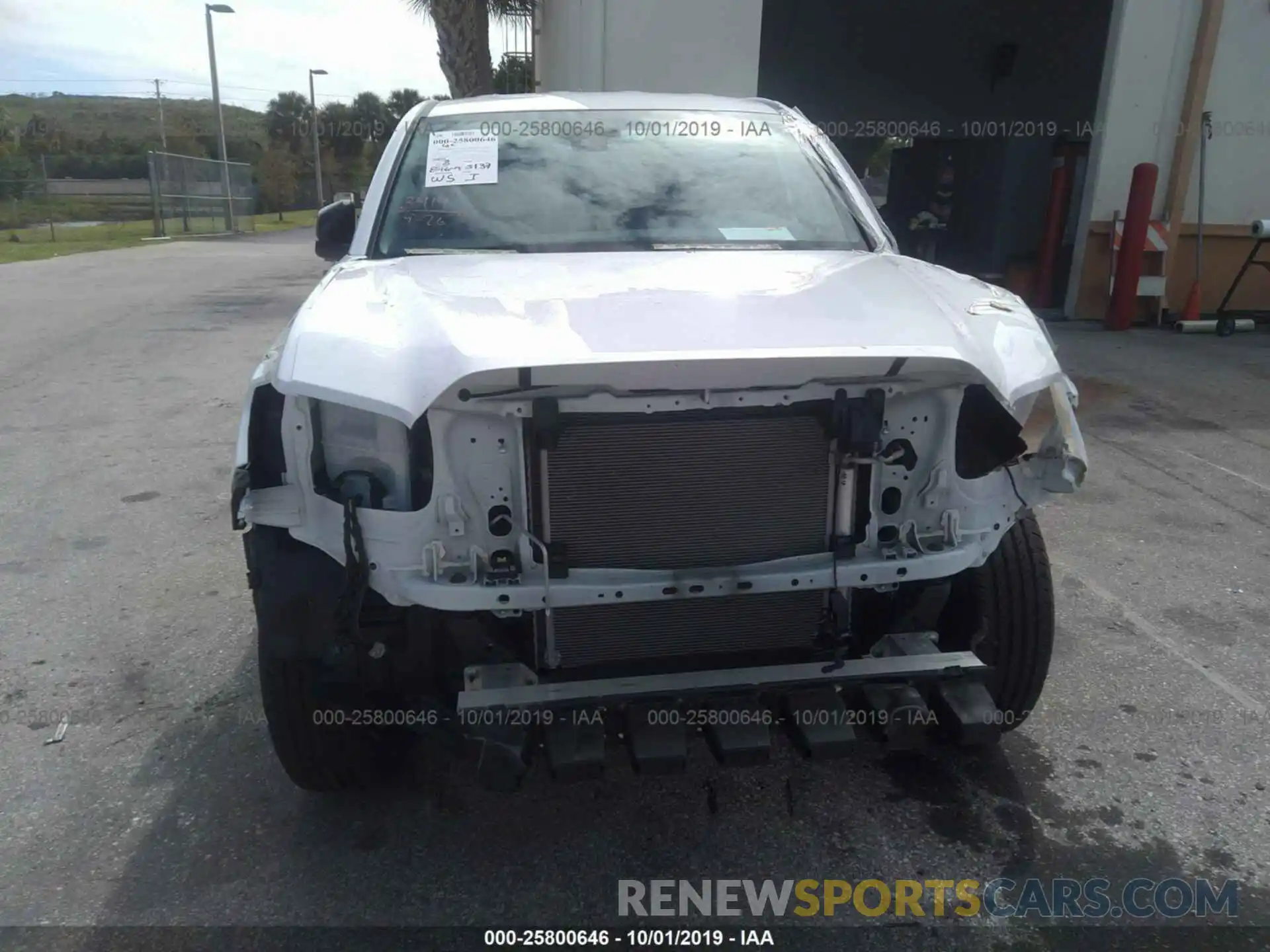 6 Photograph of a damaged car 5TFRX5GN4KX145232 TOYOTA TACOMA 2019