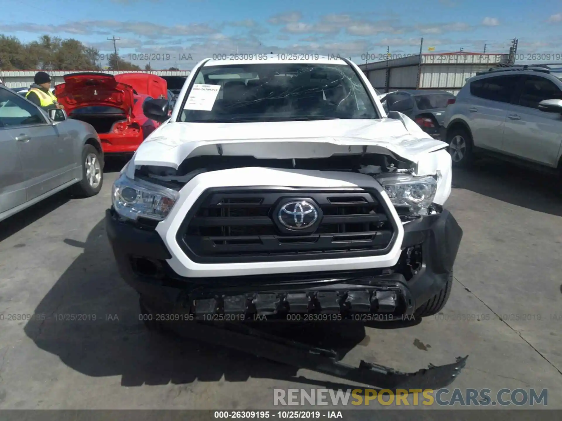 6 Фотография поврежденного автомобиля 5TFRX5GN4KX155324 TOYOTA TACOMA 2019