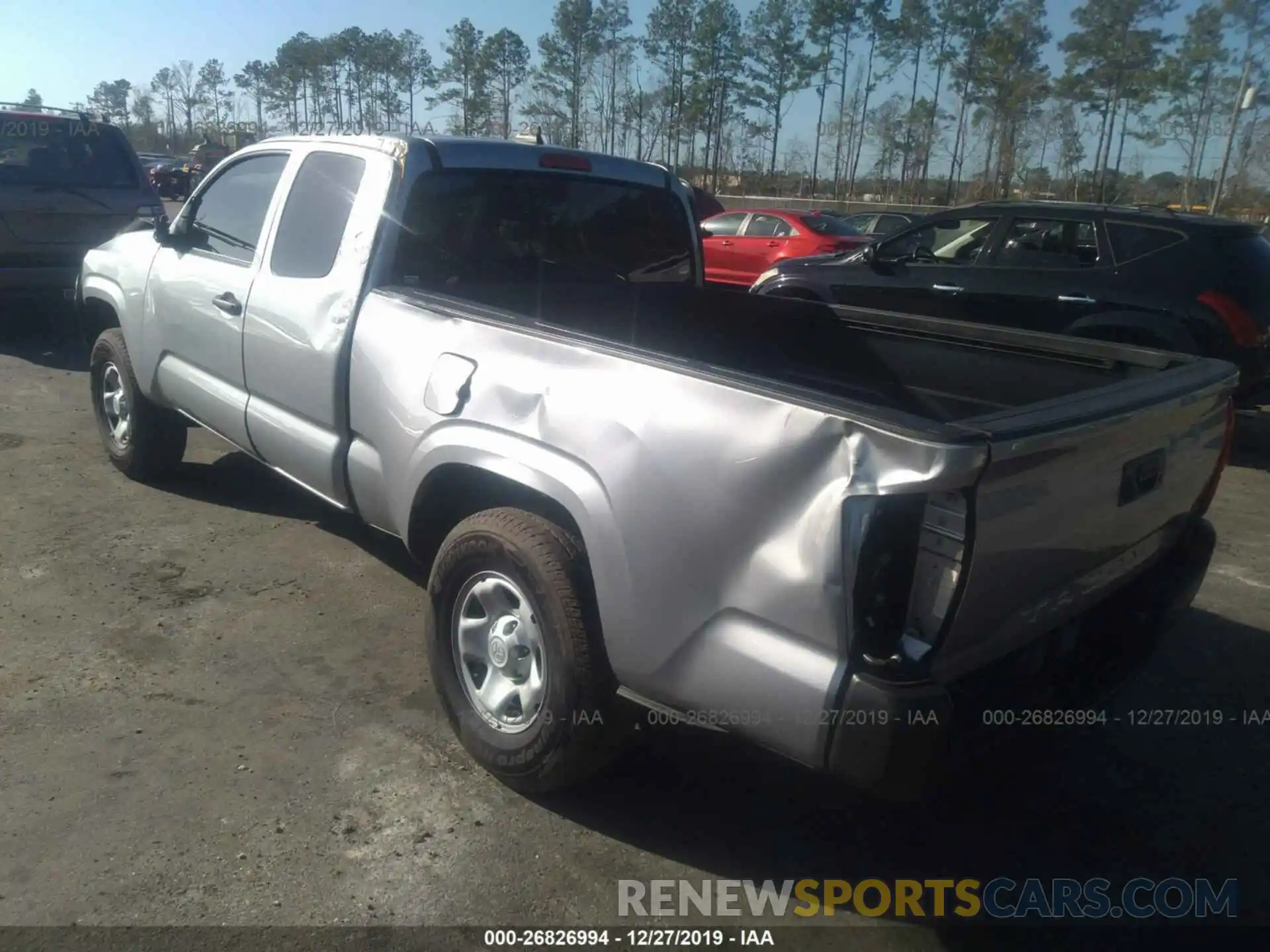 3 Photograph of a damaged car 5TFRX5GN5KX133493 TOYOTA TACOMA 2019