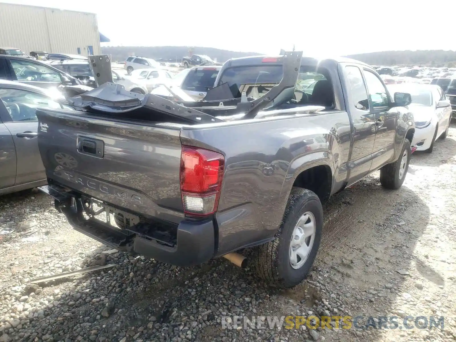 4 Photograph of a damaged car 5TFRX5GN5KX133719 TOYOTA TACOMA 2019