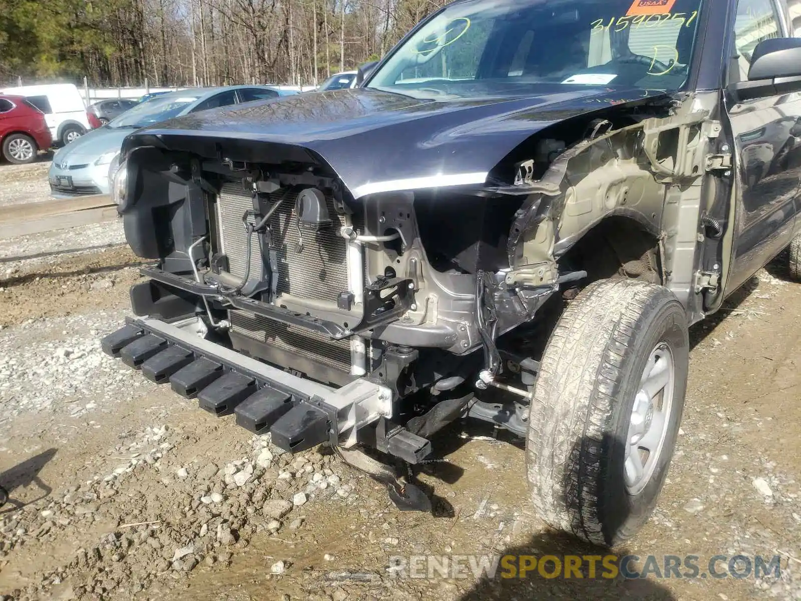 9 Photograph of a damaged car 5TFRX5GN5KX133719 TOYOTA TACOMA 2019