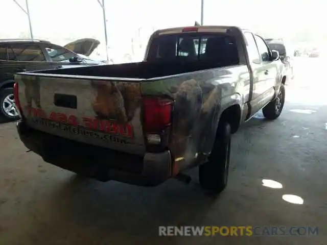 4 Photograph of a damaged car 5TFRX5GN5KX134479 TOYOTA TACOMA 2019