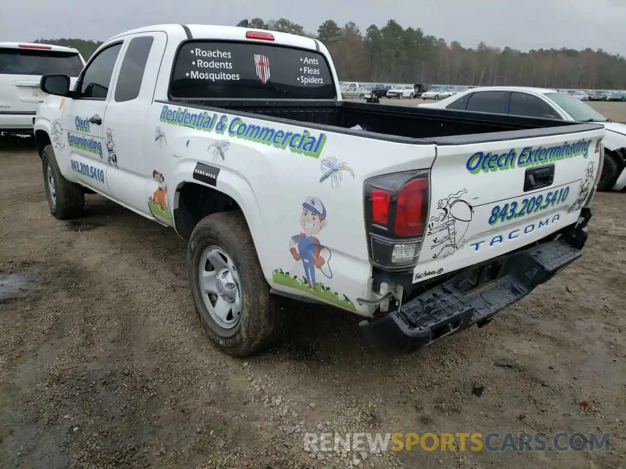 3 Photograph of a damaged car 5TFRX5GN5KX139715 TOYOTA TACOMA 2019