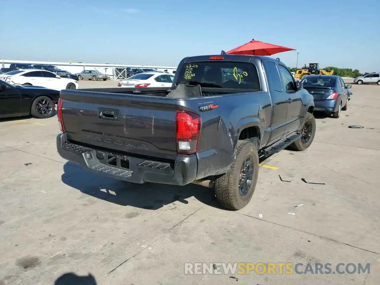 4 Photograph of a damaged car 5TFRX5GN5KX141710 TOYOTA TACOMA 2019