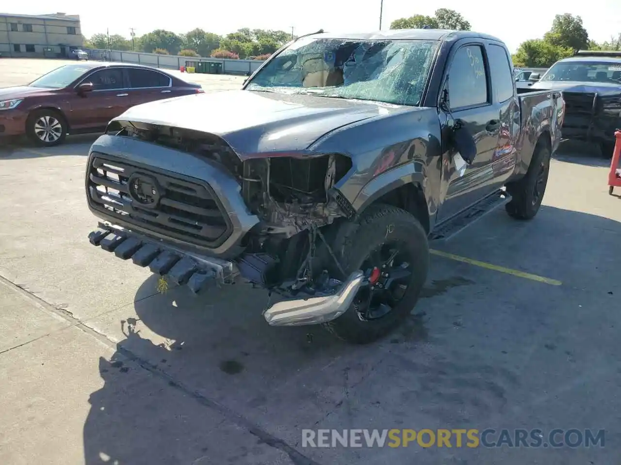 9 Photograph of a damaged car 5TFRX5GN5KX141710 TOYOTA TACOMA 2019