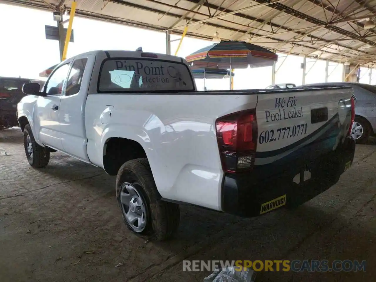 3 Photograph of a damaged car 5TFRX5GN5KX145496 TOYOTA TACOMA 2019