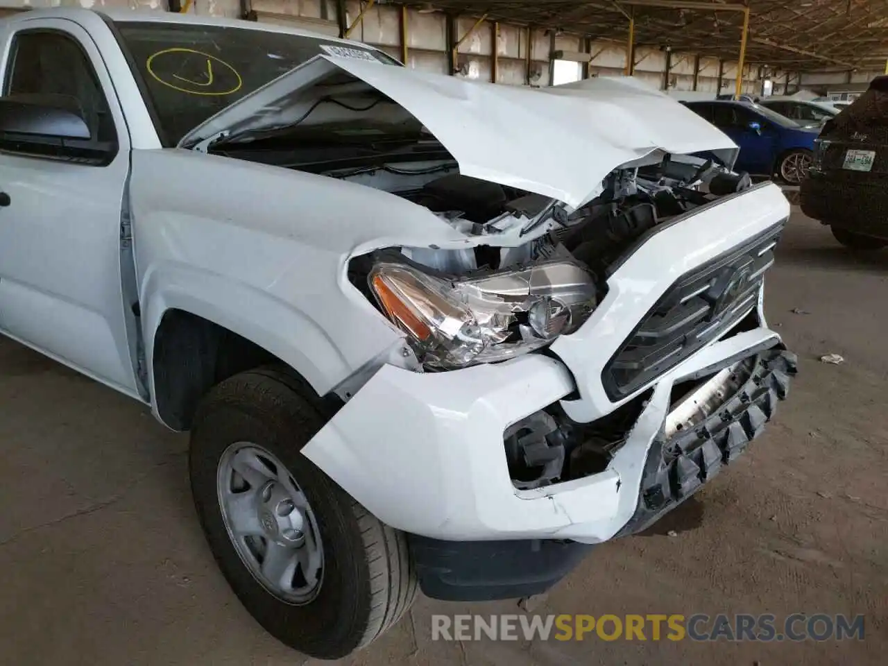 9 Photograph of a damaged car 5TFRX5GN5KX145496 TOYOTA TACOMA 2019