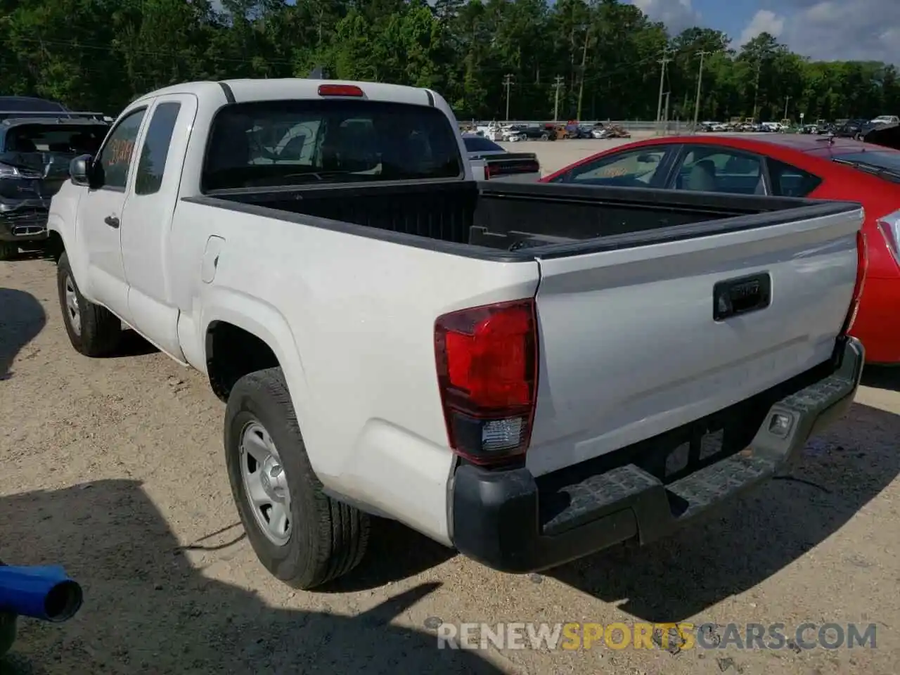 3 Photograph of a damaged car 5TFRX5GN5KX145725 TOYOTA TACOMA 2019