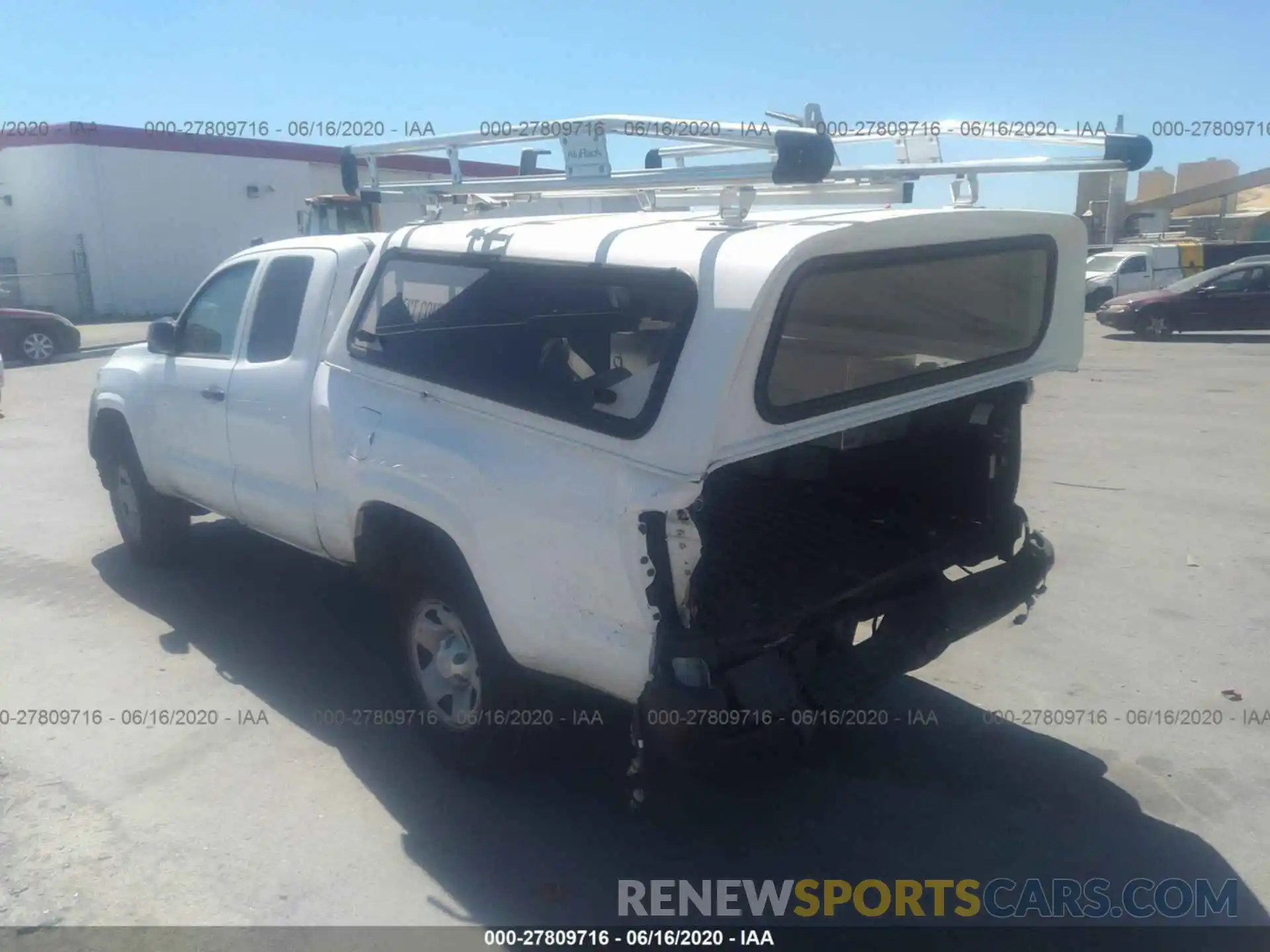 3 Photograph of a damaged car 5TFRX5GN5KX145854 TOYOTA TACOMA 2019