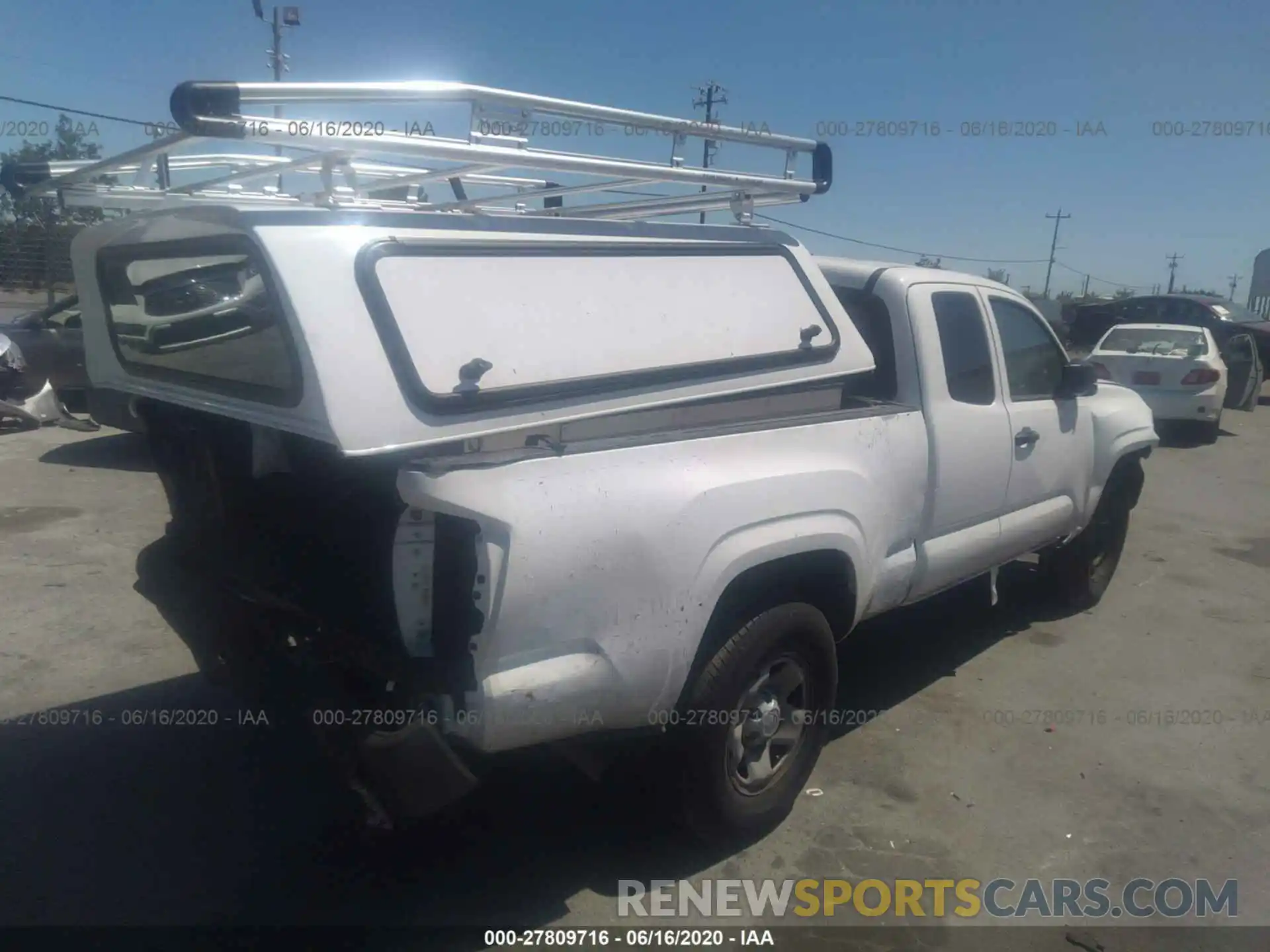 4 Photograph of a damaged car 5TFRX5GN5KX145854 TOYOTA TACOMA 2019